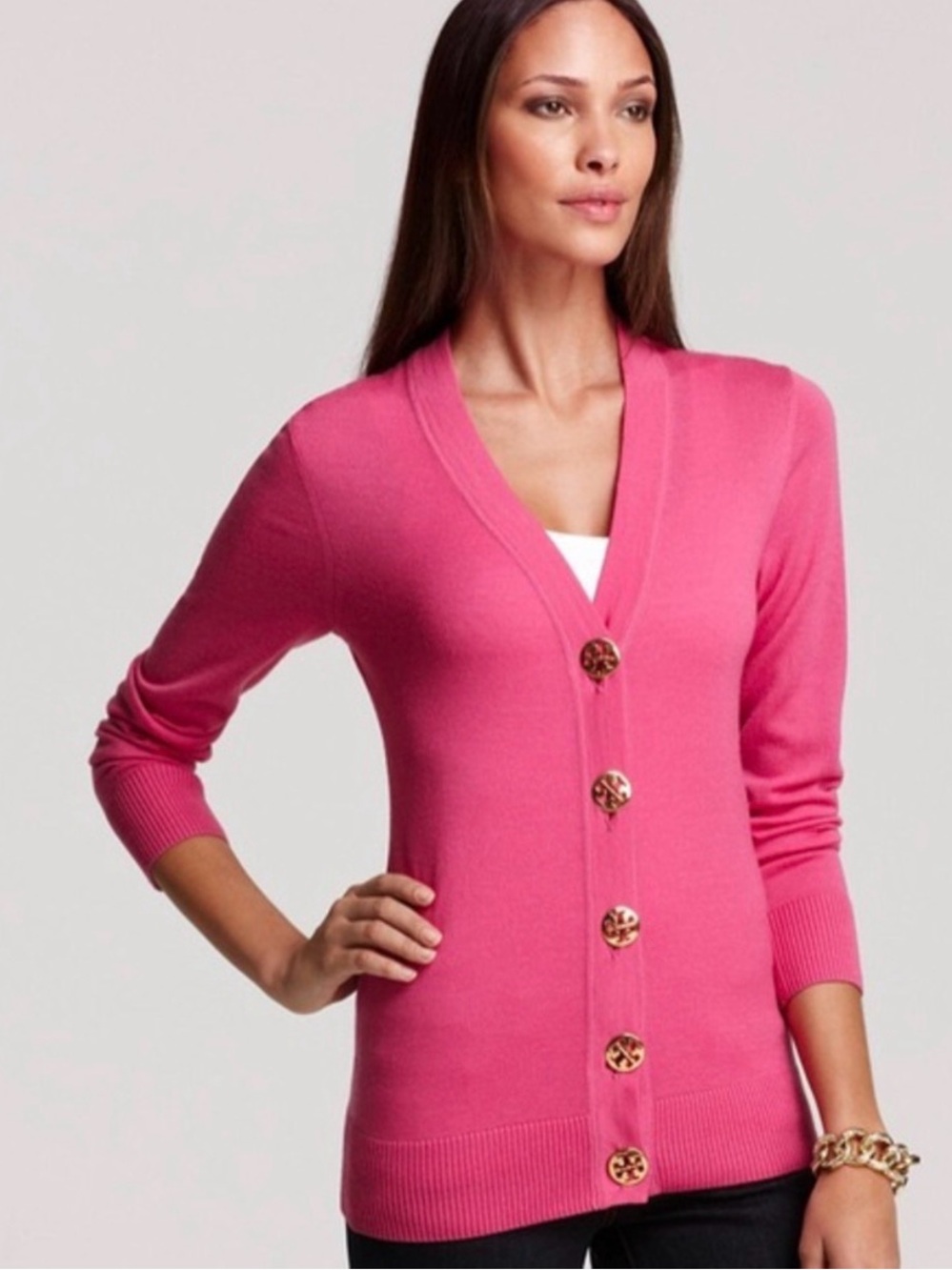 Tory Burch Cotton Simone Cardigan